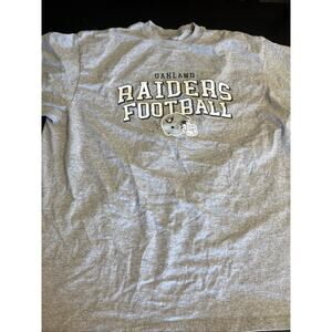 Vintage Reebok Oakland Raiders Football Tshirt Size XL